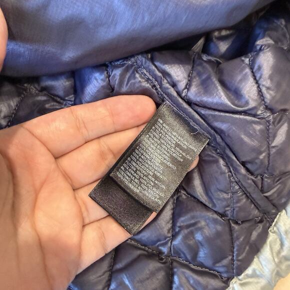 North Face Thermoball Jacket Women's Medium Gray Full Zip Insulated Outerwear - Picture 6 of 9